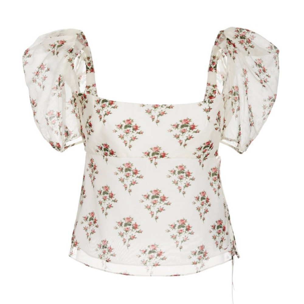 BROCK COLLECTION Floral-print cotton-silk top